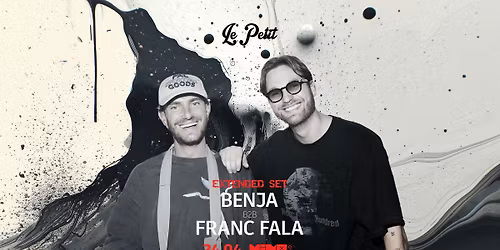 Le Petit \u2606 Benja b2b Franc Fala \u2606 Mina Museum Bucharest \u2606 24.04.2026