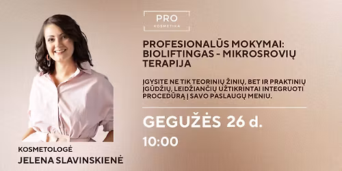 BIOLIFTINGAS - MIKROSROVI\u0172 TERAPIJA