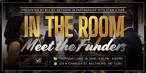 In The Room: Meet The Funders
