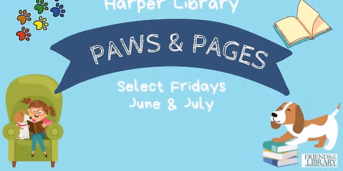 Paws & Pages @ Harper Library