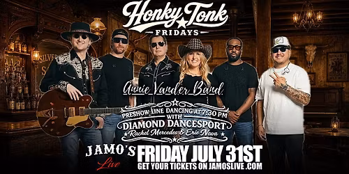 Honky Tonk Fridays | AnnieVander Band & Line Dancing @ 7:30pm @ Jamo's Live