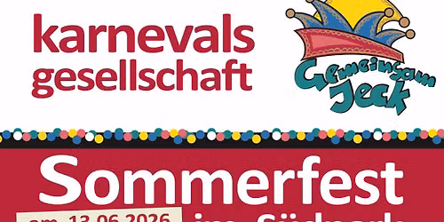 \u26f3\u2600\ufe0fSOMMERFEST IM S\u00dcDPARK\u26f3\u2600\ufe0f