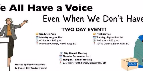 We All Have A Voice DAY 2 Meal Service