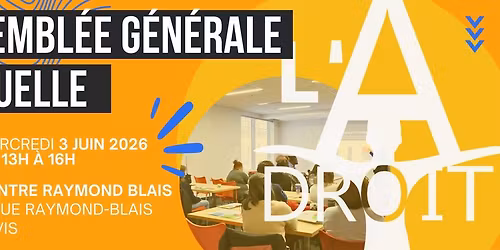 Assembl\u00e9e G\u00e9n\u00e9rale Annuelle de l'A-DROIT