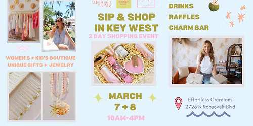 Sip & Shop in Key West | A Boutique Shopping Event