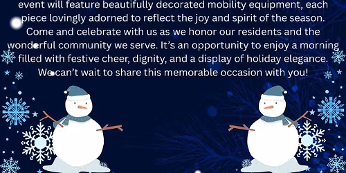 Frosty's Wheelchair & Walker Mini Parade