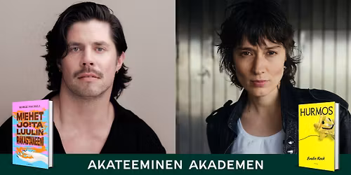 Akateemisen Kohtaamispaikalla Markku Haussila ja Evelin Kask