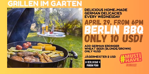 German BBQ Night: Food, Film, DJ