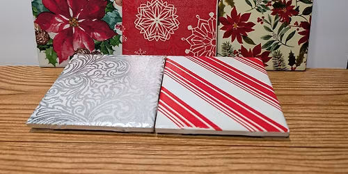 Handmade with Elaine -Tile Coasters craft class