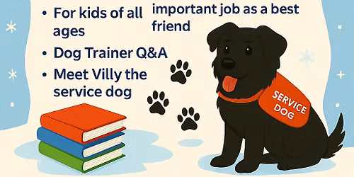 Storytime With A Service Dog!