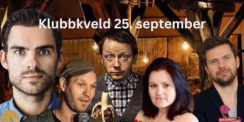 Stand Up - klubbkveld - Fabrikken 25. september