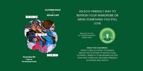 Clothing Swap and Repair Cafe