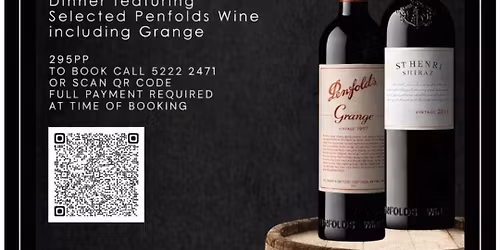 Penfolds Wine and Dinner Night