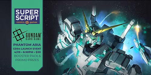 Gundam TCG Phantom Aria GD04 Launch Event 4\/29