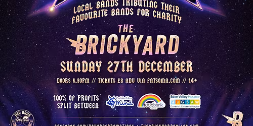 Stars In Their Eyes - Local Bands Tributing Their Favourite Bands For Charity at The Brickyard!