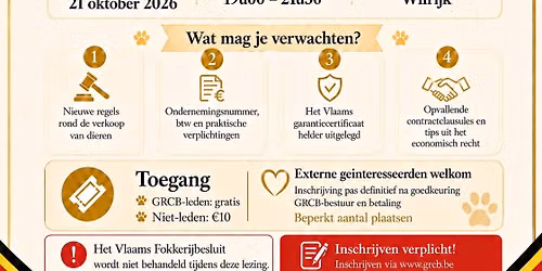 GRCB LEZING | Dierenverkoop, garanties & contracten