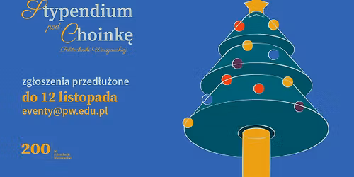 Stypendium pod choink\u0119 2025 \/ Christmas Grant 2025