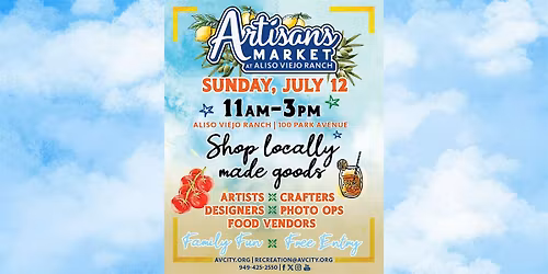 Artisans Market at Aliso Viejo Ranch