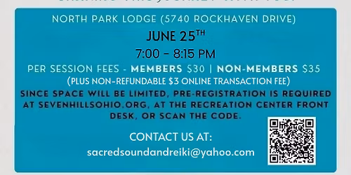 *NOTE DAY\/TIME* June Sacred Sound Healing & Reiki Immersion Session