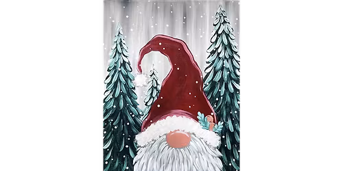 Jingle Bell Gnome - Paint and Sip in Orange County | Classpop!\u2122