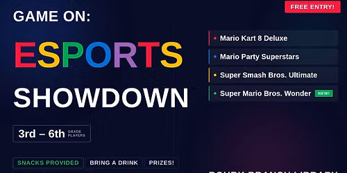 Youth ESPORTS @ Rourk Branch Library