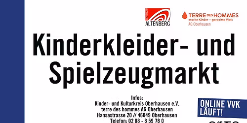 Kinderkleider- und Spielzeugmarkt im M\u00e4rz 2026