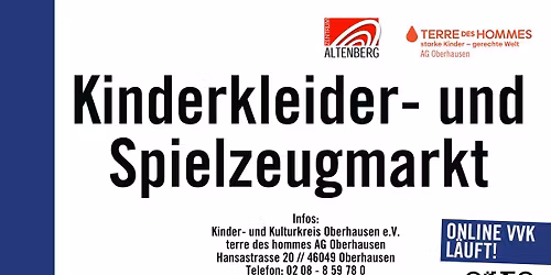 Kinderkleider- und Spielzeugmarkt im M\u00e4rz 2026
