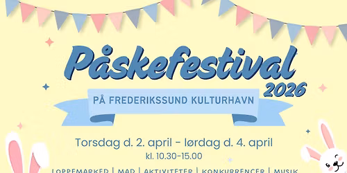 P\u00e5skefestival 2026 p\u00e5 Frederikssund Kulturhavn