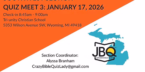 SOUTHWEST JBQ Quiz Meet 3: January 17