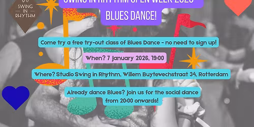 Swing in Rhythm Open Week - Blues Night! 