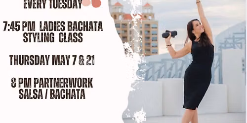 Ladies bachata styling classes at Dancing on the Suncoast