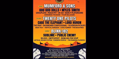 Innings Festival: Twenty One Pilots  Cage The Elephant & Lord Huron - Saturday