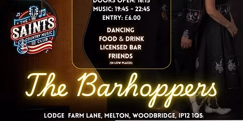 Country Music Dance \u2013 The Barhoppers Live at St Audrys!