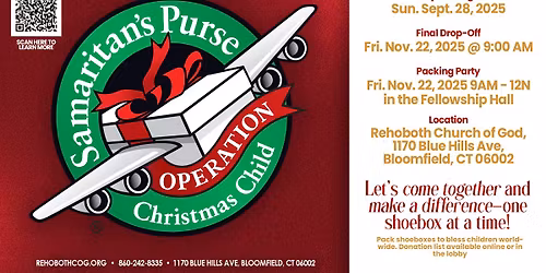 Operation Christmas Child 2025