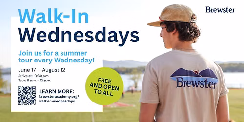 Walk-In Wednesdays at Brewster Academy