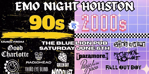 EMO NIGHT LIVE @ THE BLUE LION PUB