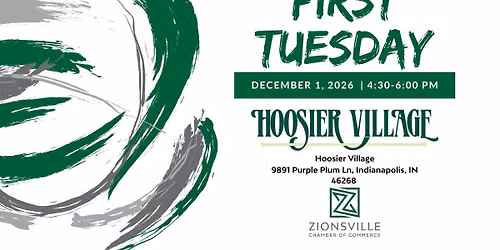 December First Tuesday Networking Event hosted by Hoosier Village