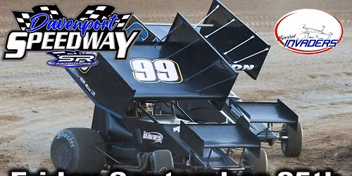 Sprint Invaders 360 Sprints Cars Invade Davenport Speedway