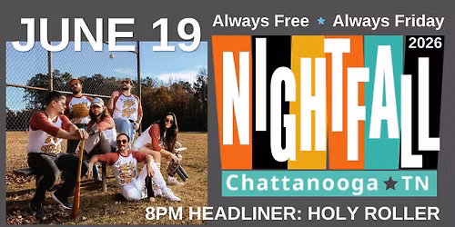 Nightfall Free Summer Concert Series: June 19 \u2013 Marlow Drive \/ Holy Roller