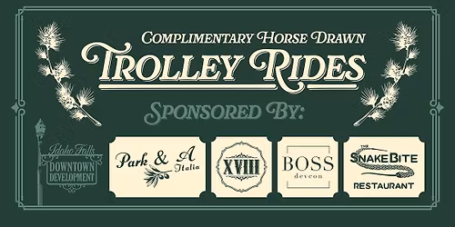 Complimentary Horse Drawn Trolley Rides