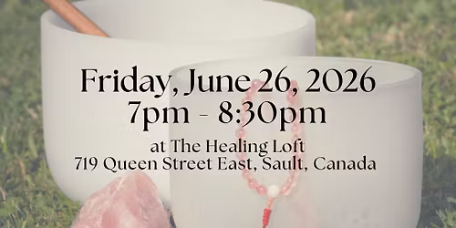 \u2728 Energetic Cord Cutting + Sound Bath Experience \u2728 on Friday, June 26, 2026 at 7pm ET