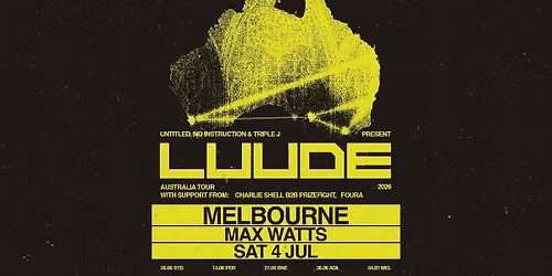 LUUDE 2026: Melbourne\/Naarm