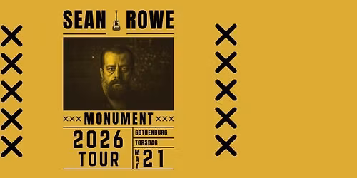 SEAN ROWE (US) + AGS CONNOLLY (UK) | MONUMENT | GBG | 21 MAJ