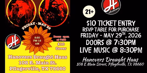 Live Music Show with American Gypsy + Gypsy-ATX at Hanovers Pflugerville