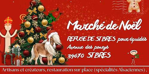 March\u00e9 de No\u00ebl typiquement Alsacien