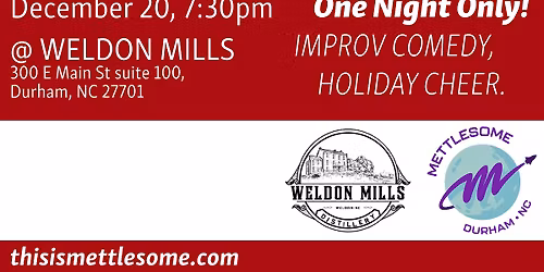 Golden Age: Home For the Holidays Improv Comedy Show