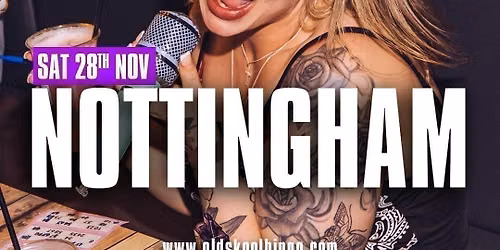 Old Skool Bingo Sat 28th Nov Nottingham