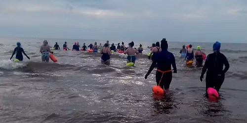 Sunday relaxing sea swim