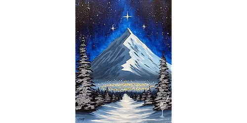 Winter Night in the Mountains - Paint and Sip in Denver | Classpop!\u2122