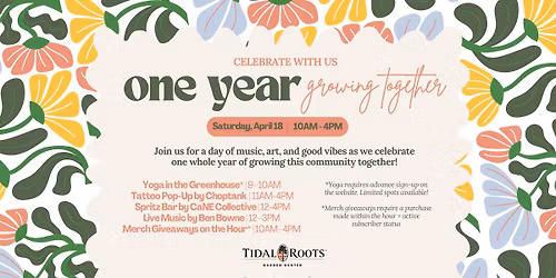 One Year Celebration